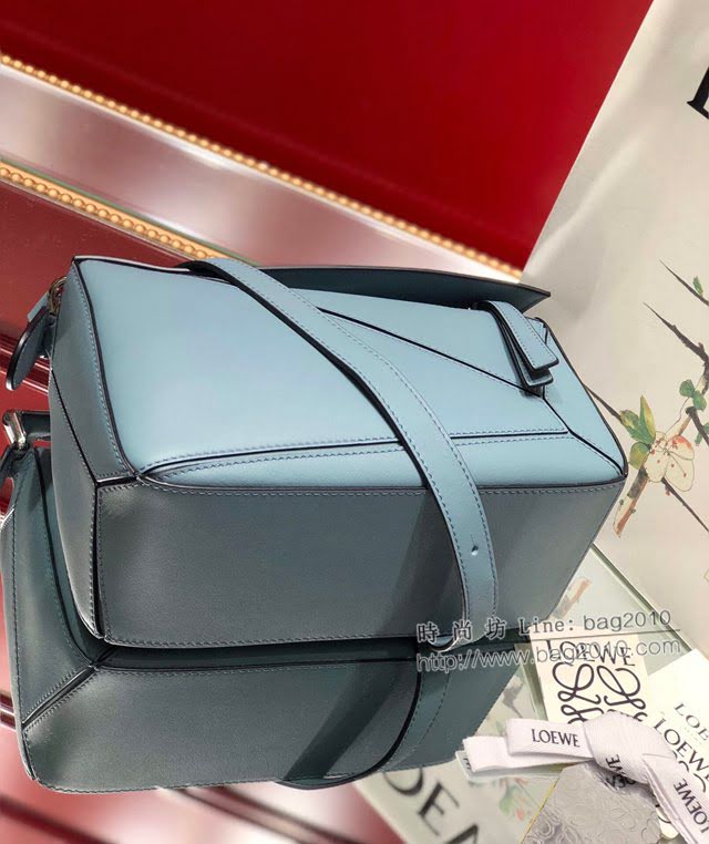 LOEWE經典爆款包包 羅意威小號Puzzle拼接手提斜挎包 10172  tcl1207